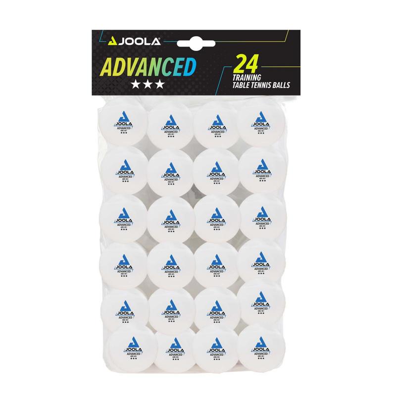 Mingi Tenis Masă JOOLA Advanced Training *** Set 24 bucăți Alb