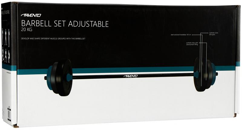 Gantera ajustabile Avento, 20 kg