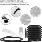 RDX B1 Minge de yoga gonflabila anti-alunecare cu pompa portabila de aer, 45 cm