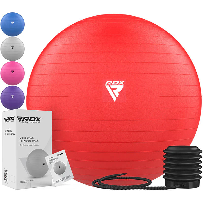 RDX B1 Minge de yoga gonflabila anti-alunecare cu pompa portabila de aer, 55 cm