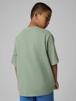 Tricou Junior 4F Bumbac Single Jersey Verde Masliniu - expert - sport.ro