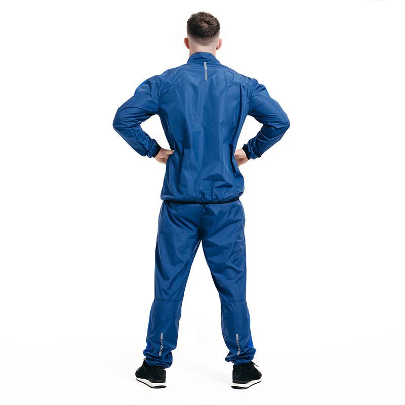 Costum Saună Fitness RDX C1 Instant Sweat™ Albastru - expert - sport.ro