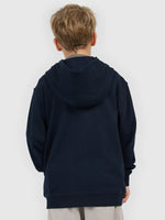 Hanorac Junior 4F Luca Bumbac French Terry Navy - expert - sport.ro