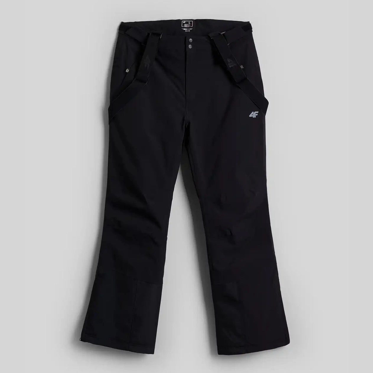 Pantaloni de schi 4F, membrană 5000/3000, negru/galben fluo - expert-sport.ro
