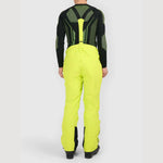 Pantaloni de schi 4F, membrană 5000/3000, negru/galben fluo