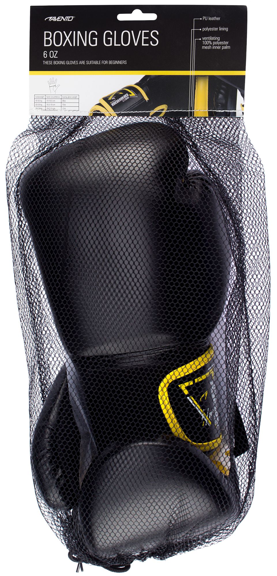 Manusi de box PU, Avento 6 Oz