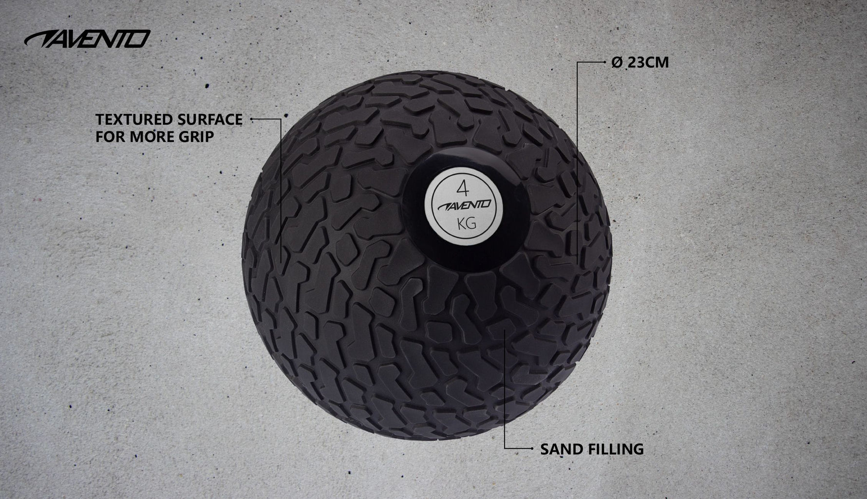 Minge Slam Ball Textured, 4 Kg