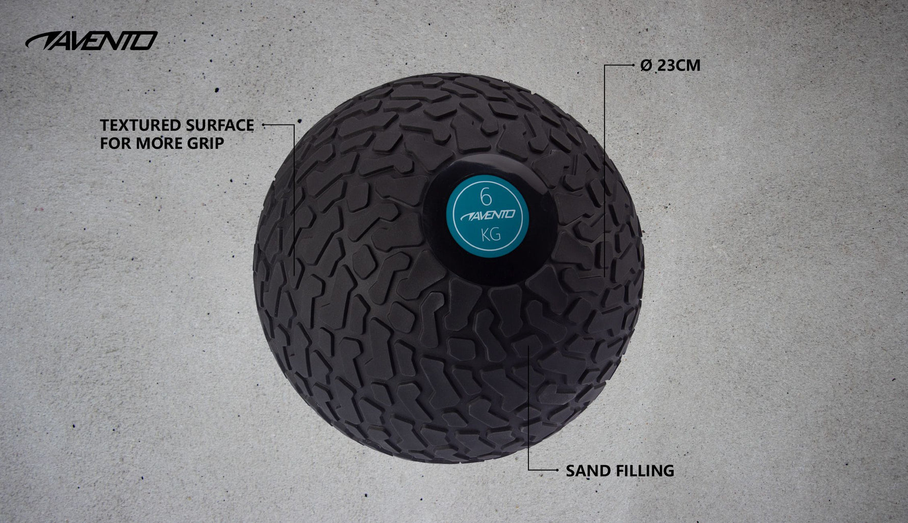 Minge Slam Ball Textured, 6 Kg