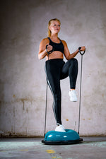 Minge Balance Trainer Avento 58cm cu Benzi Rezistenta si Pompa