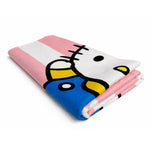 Prosop Plajă HELLO KITTY Print 70x150cm Roz