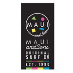 Prosoap Plajă Copii MAUI AND SONS Imprimeu 70x140cm Negru