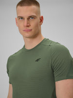 Tricou Antrenament 4F Bărbați 4FDry Uscare Rapidă Regular Verde Măsliniu