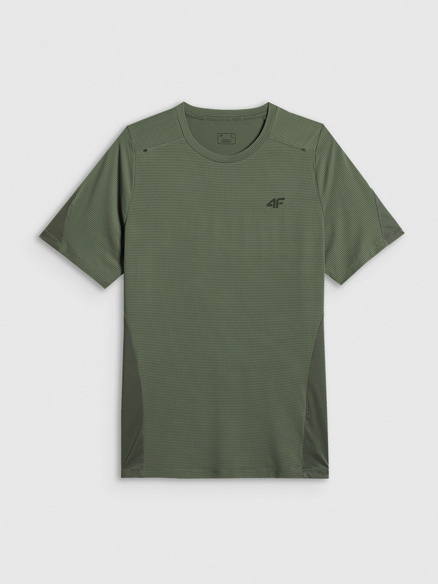 Tricou Antrenament 4F Bărbați 4FDry Uscare Rapidă Regular Verde Măsliniu