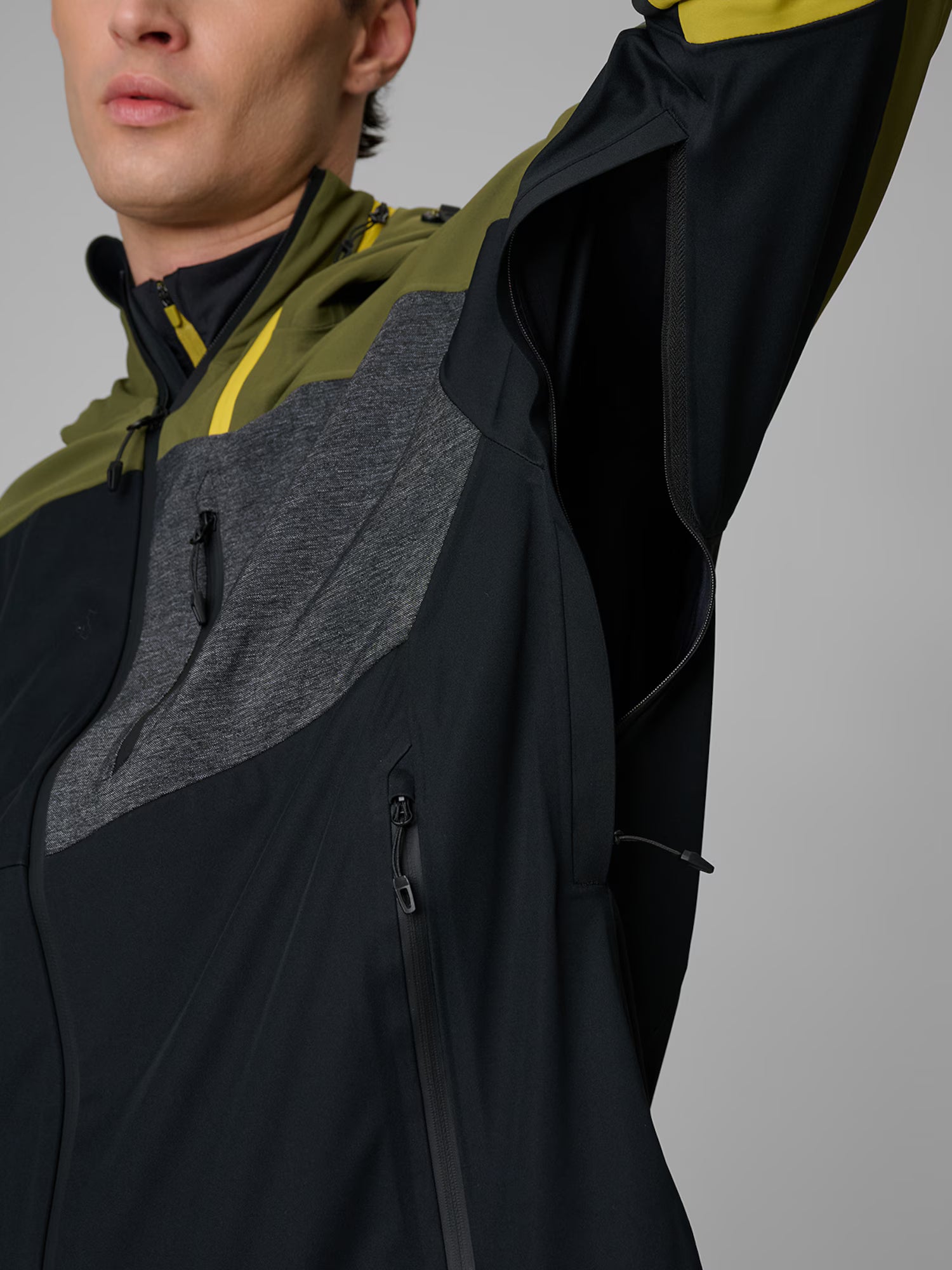 Jacket Softshell Trekking 4F PRO Membrană 10000 Bărbați Khaki