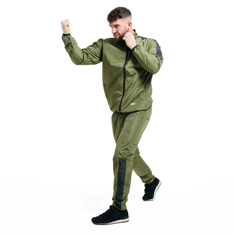 Costum Saună Fitness RDX C1 Instant Sweat™ Gri