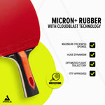 Paletă Tenis de Masă JOOLA Red Carbon X – Carbon Dublu Strat