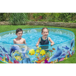Piscină Copii Bestway Fill-n-Fun 244x46 cm – Design Subacvatic, PVC Rezistent