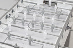 RESIGILAT Masa fotbal Garlando G500 Pure White, telescopic