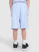 Pantaloni Scurți Junior 4F Kevin Bumbac French Terry Albastru - expert - sport.ro
