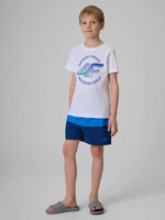 Pantaloni Scurți Înot Junior 4F Board Shorts Albastru - expert - sport.ro