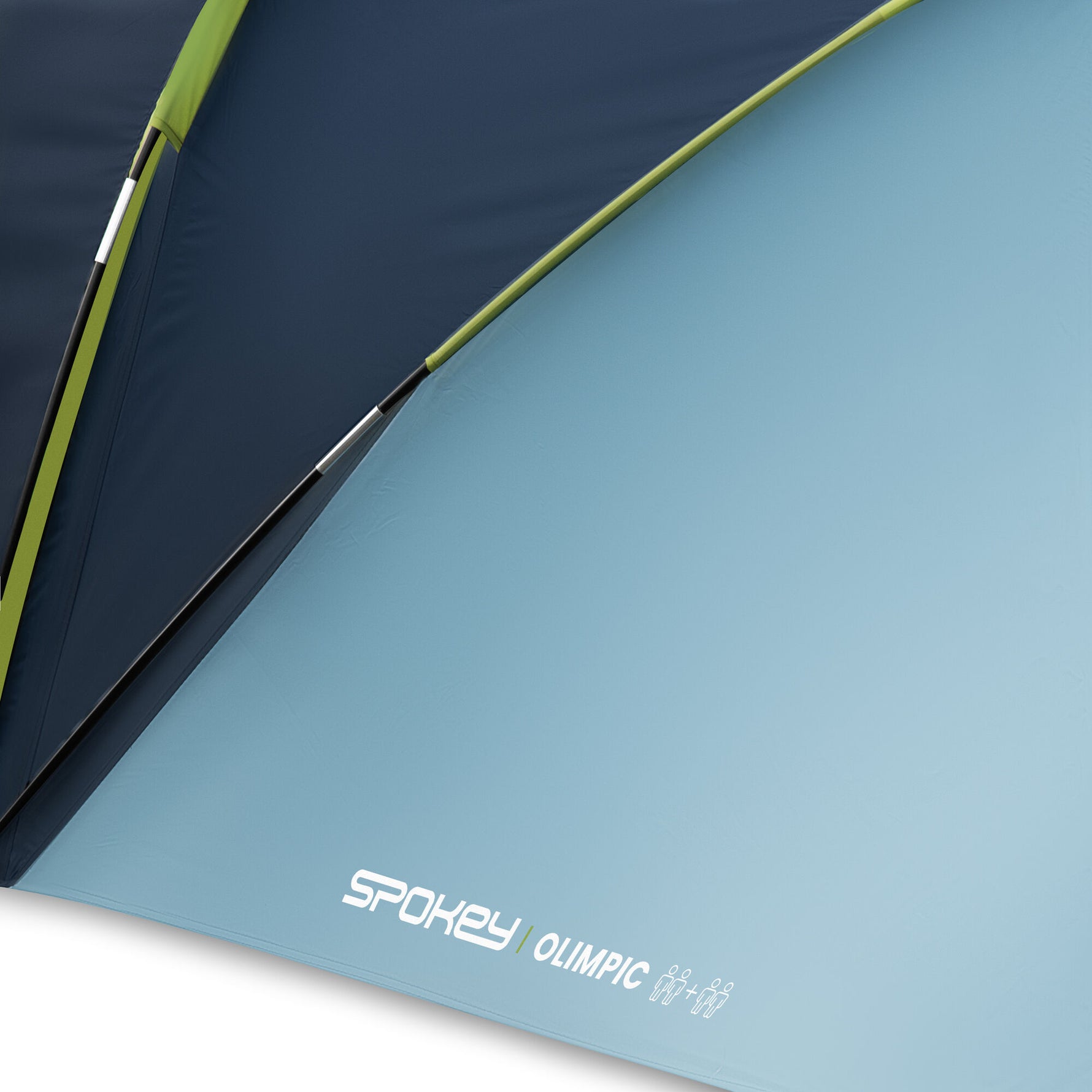 Cort Camping 4 Persoane Spokey OLIMPIC 2+2 – 2 Dormitoare, Impermeabil 2000 mm - expert - sport.ro