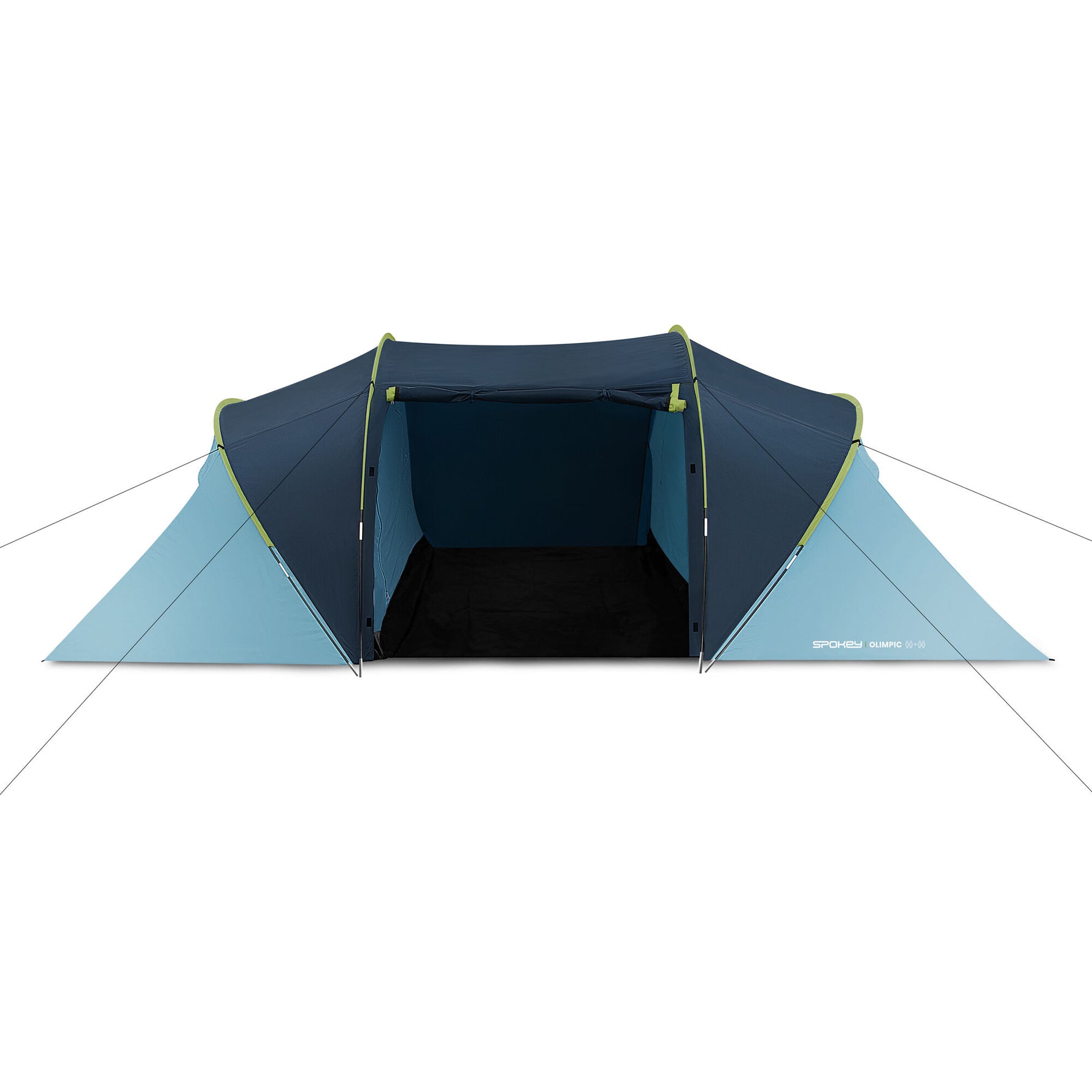 Cort Camping 4 Persoane Spokey OLIMPIC 2+2 – 2 Dormitoare, Impermeabil 2000 mm - expert - sport.ro
