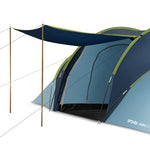 Cort Camping 4 Persoane Spokey OLIMPIC 2+2 – 2 Dormitoare, Impermeabil 2000 mm