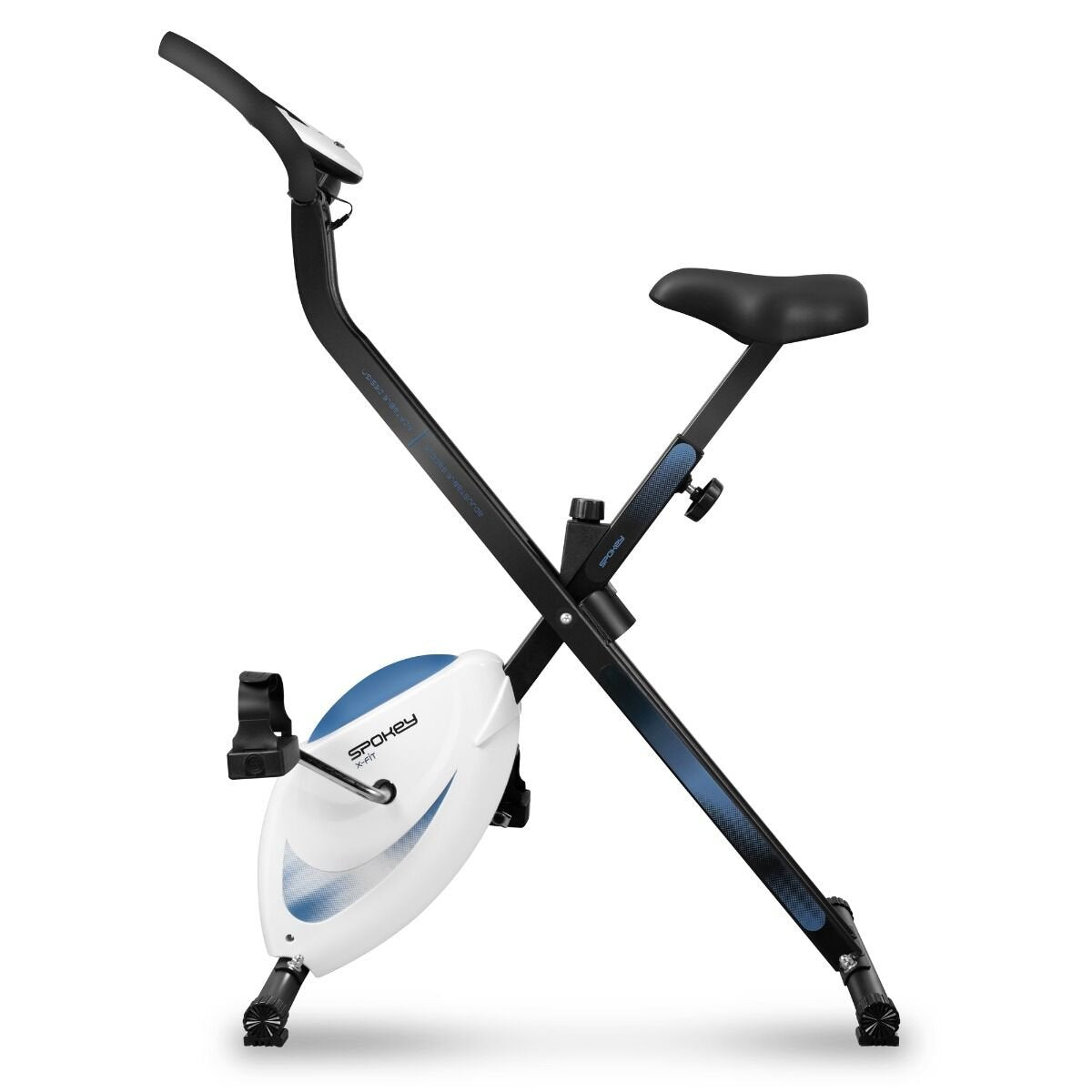 Bicicletă Fitness Pliabilă Spokey XFIT – Rezistență Mecanică, Max 100 kg - expert - sport.ro