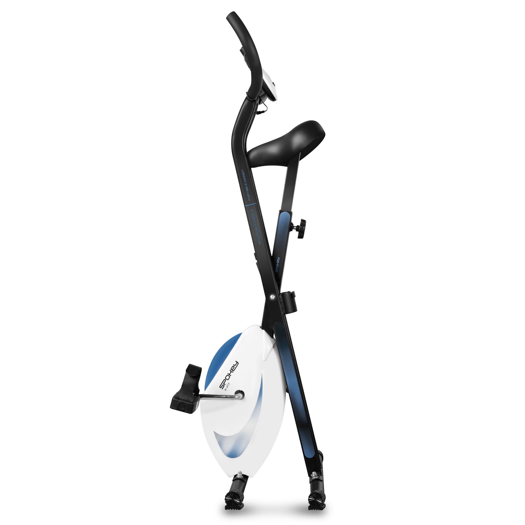 Bicicletă Fitness Pliabilă Spokey XFIT – Rezistență Mecanică, Max 100 kg - expert - sport.ro