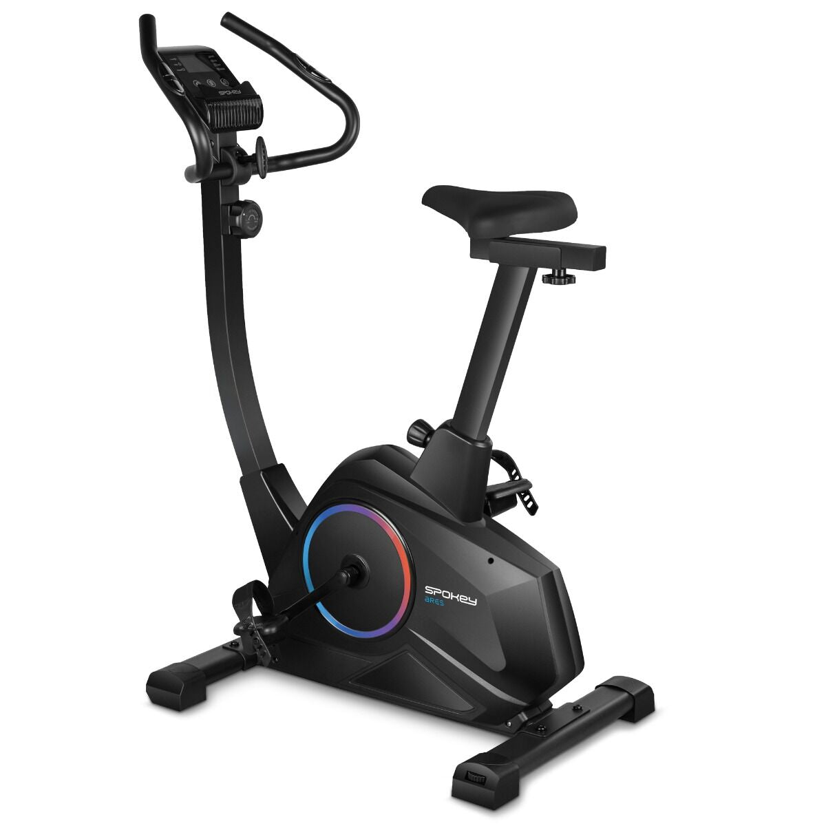 Bicicletă Fitness Magnetică Spokey ARES – 8 Niveluri, Volantă 8 kg, Max 120 kg - expert - sport.ro