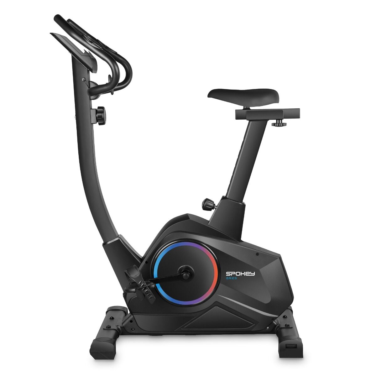 Bicicletă Fitness Magnetică Spokey ARES – 8 Niveluri, Volantă 8 kg, Max 120 kg - expert - sport.ro