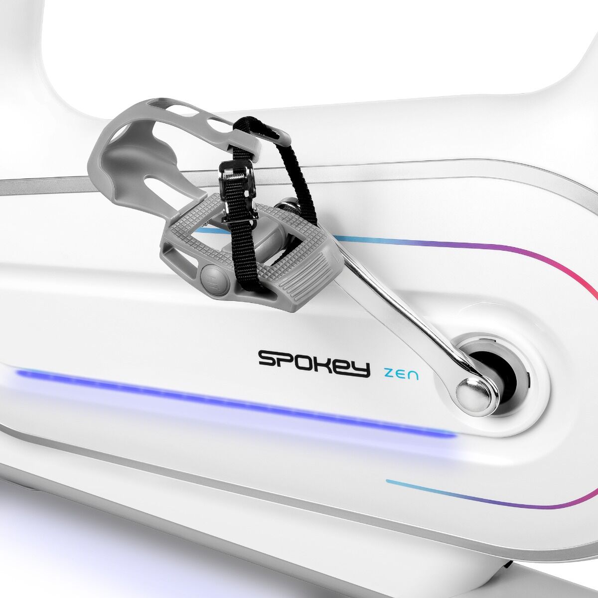 Bicicletă Fitness Electromagnetică Spokey ZEN – 32 Niveluri, Bluetooth, LED - expert - sport.ro