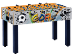 Masă Fotbal GARLANDO F-1 Goal Grafic cu Bare Telescopice, 121 cm