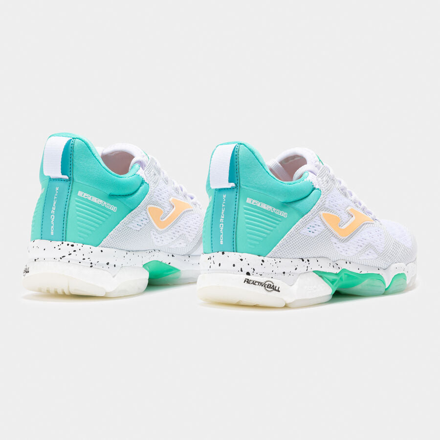 Pantofi sală JOMA B.Breston Lady 25 Damă Alb/Turcoaz