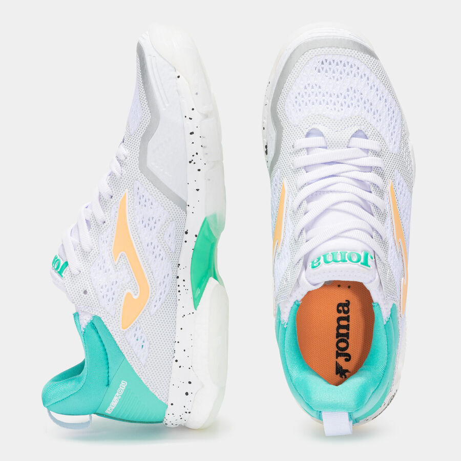 Pantofi sală JOMA B.Breston Lady 25 Damă Alb/Turcoaz