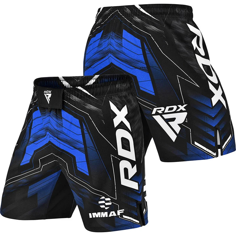 Pantaloni Scurți MMA RDX IMMAF-1 – Aprobat IMMAF, Microstretch, S-3XL