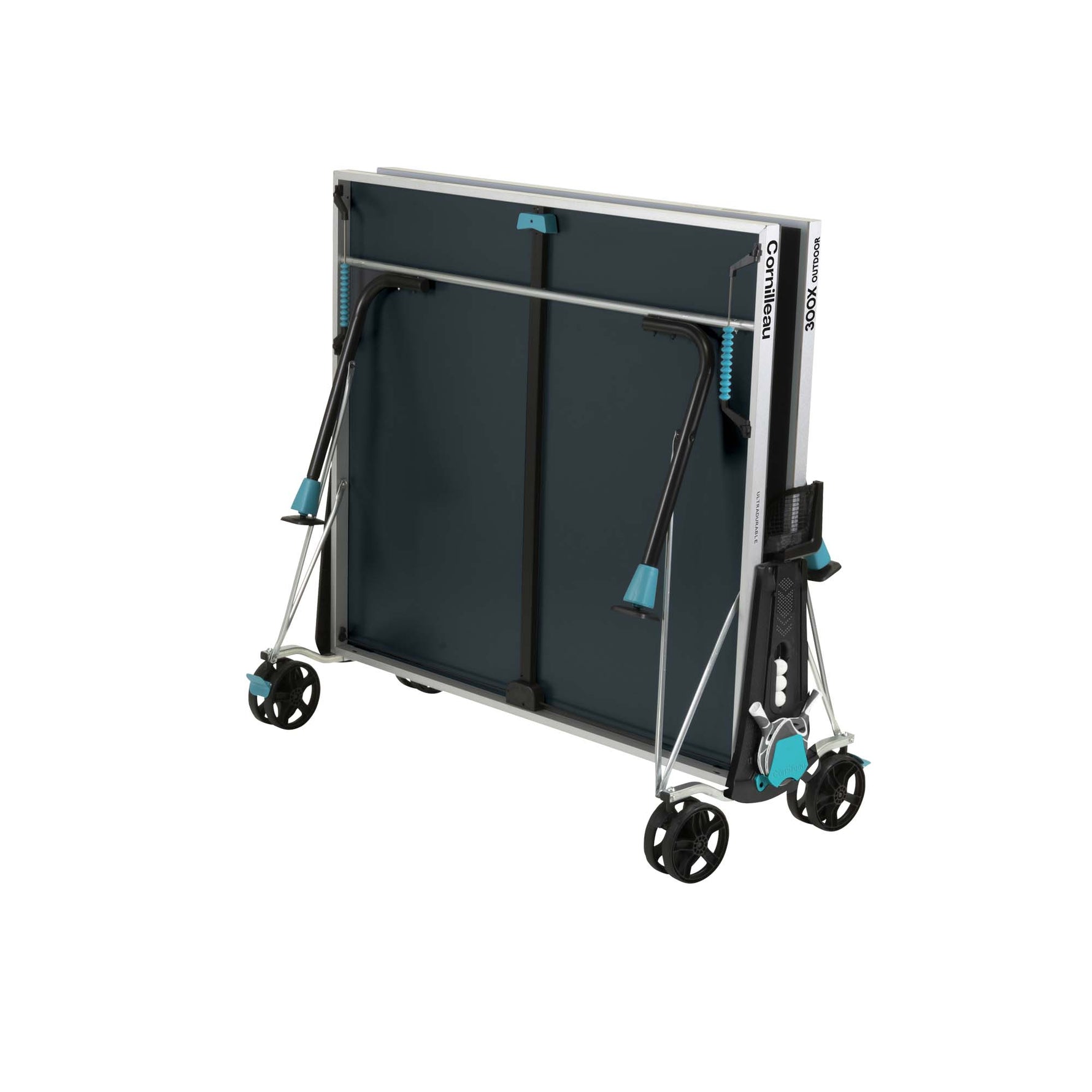 Masă Tenis de Masă Cornilleau 300X Outdoor - Laminat 5mm, Sistem DSI, Clasa D