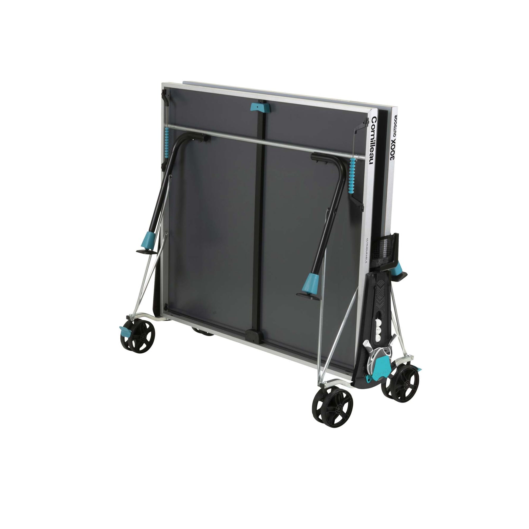 Masă Tenis de Masă Cornilleau 300X Outdoor - Laminat 5mm, Sistem DSI, Clasa D