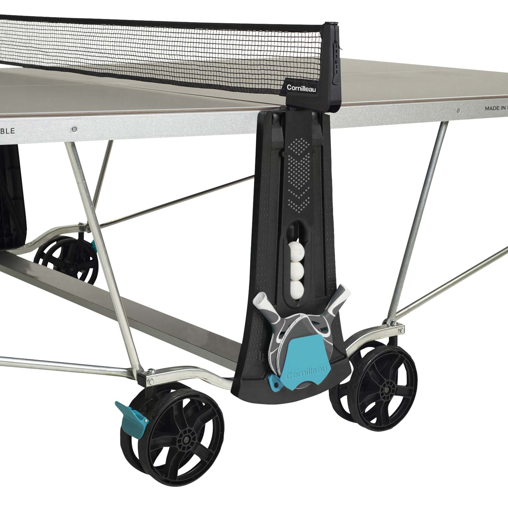 Masă Tenis de Masă Cornilleau 300X Outdoor - Laminat 5mm, Sistem DSI, Clasa D