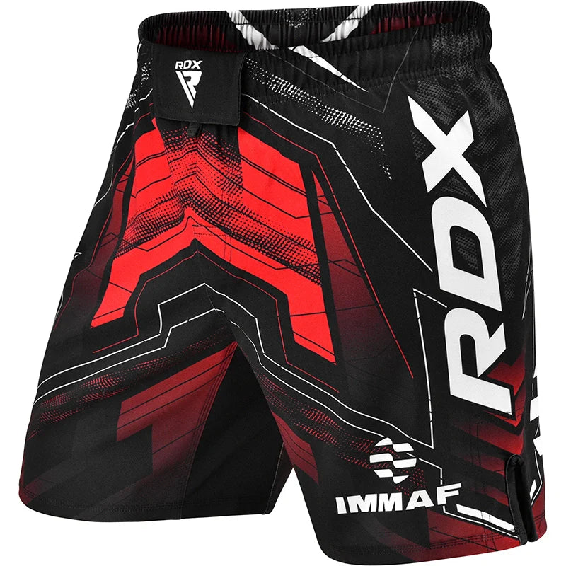 Pantaloni Scurți MMA RDX IMMAF-1 – Aprobat IMMAF, Microstretch, S-3XL