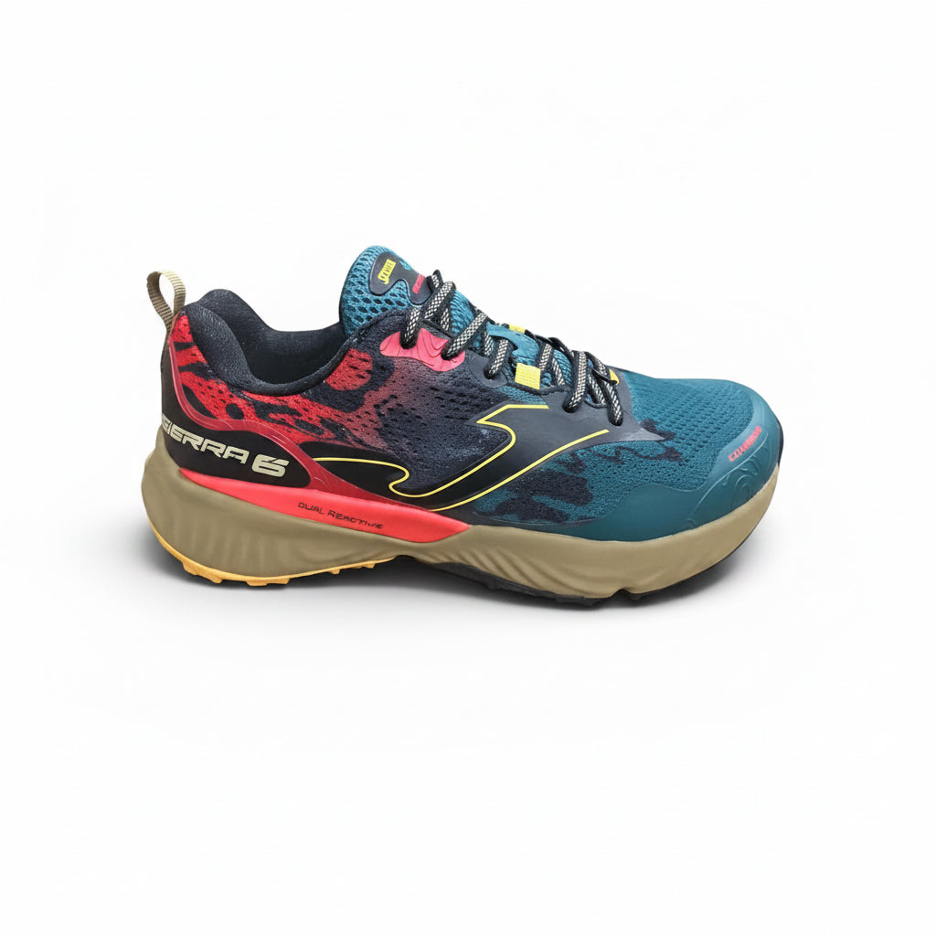 Pantofi Trail Running JOMA Sierra Men 2415 Verde/Rosu