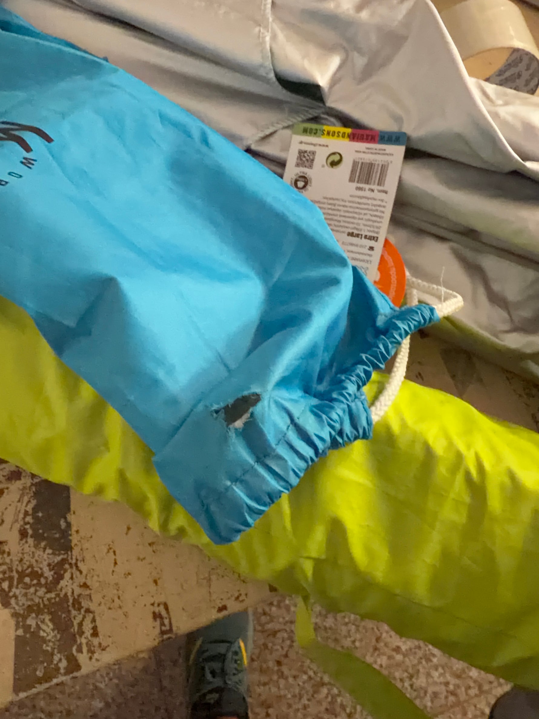 Umbrelă Plajă MAUI & SONS XL 220cm Albastru - Resigilat