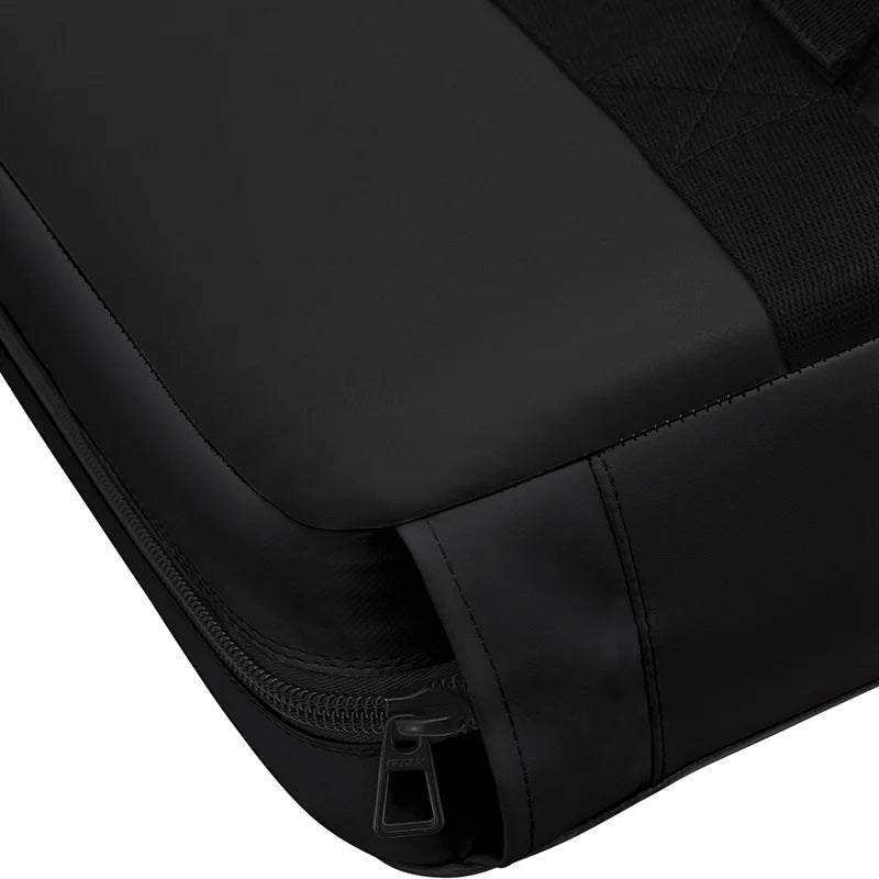 Scut Kick RDX T1 Curbat Maya Hide cu Mânere Nylon Negru - expert - sport.ro