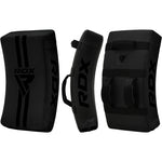 Scut Kick RDX T1 Curbat Maya Hide cu Mânere Nylon Negru - expert - sport.ro