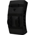 Scut Kick RDX T1 Curbat Maya Hide cu Mânere Nylon Negru - expert - sport.ro