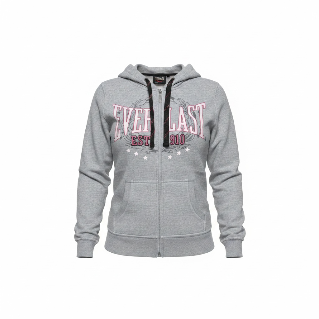 Hanorac Dama EVERLAST Bumbac 100% Gri