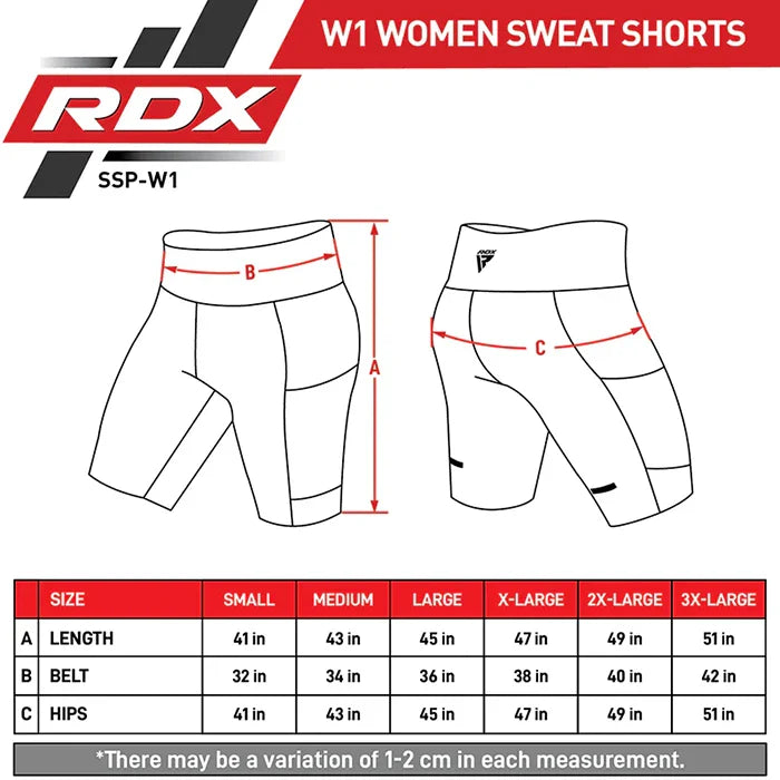 RDX W1 Women Sweat Shorts