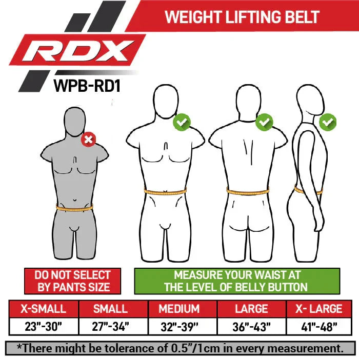RDX RD1 Powerlifting Leather Gym Belt