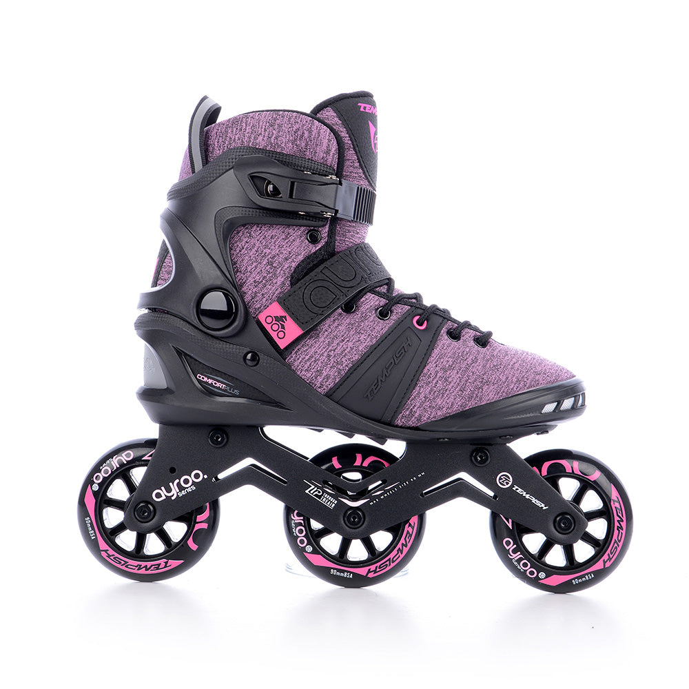 Role Inline Dama AYROO Lady Fitness Roz 3x90mm ABEC 9