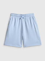 Pantaloni Scurți Junior 4F Kevin Bumbac French Terry Albastru - expert - sport.ro